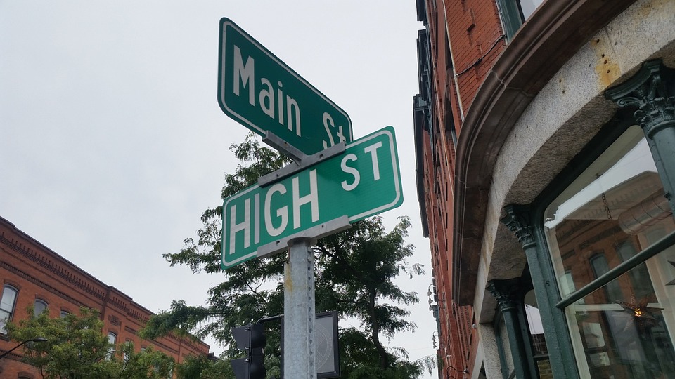 Street sign in Vermont.