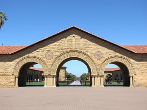 Stanford University gates, California.