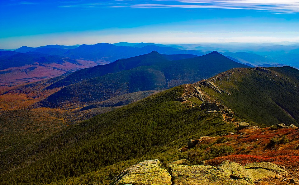 Breathtaking nature scenery in New Hampshire