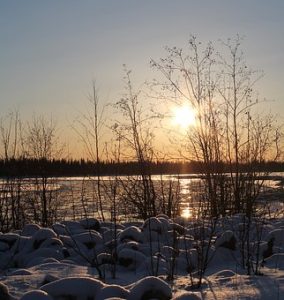 Snow in Fairbanks