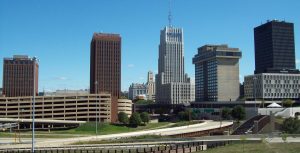 Panorama of Akron, the ideal view after long distance moving companies Akron are done with your relocation.