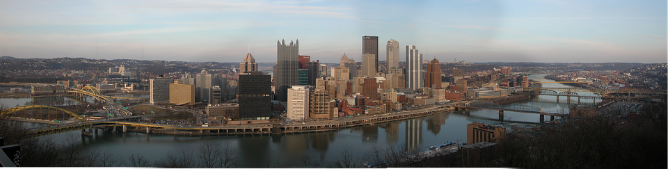 Enjoy the panoramic view of Pittsburgh