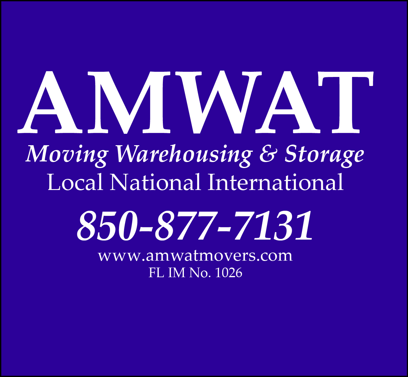 AMWAT Moving Warehousing & Storage