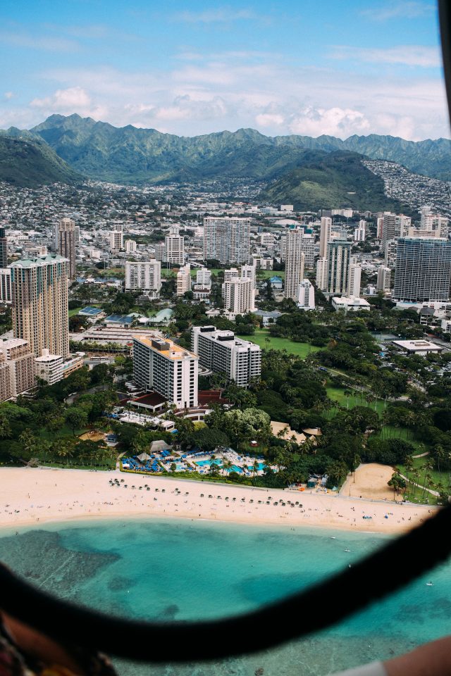 Waikiki seen from the air