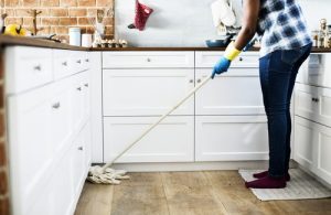 Household spring cleaning is a good family activity
