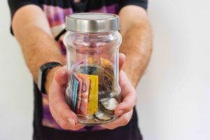 savings in a jar