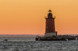 A lighthouse. 