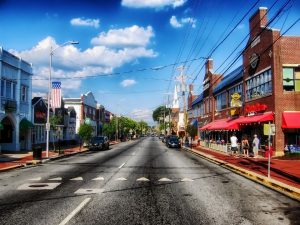 A street in Newark.