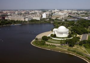 Jefferson memorial is one of the monuments in Washington DC