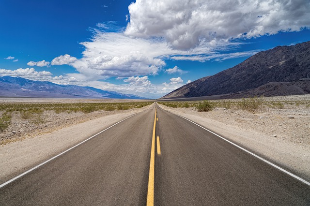 A road to death valley