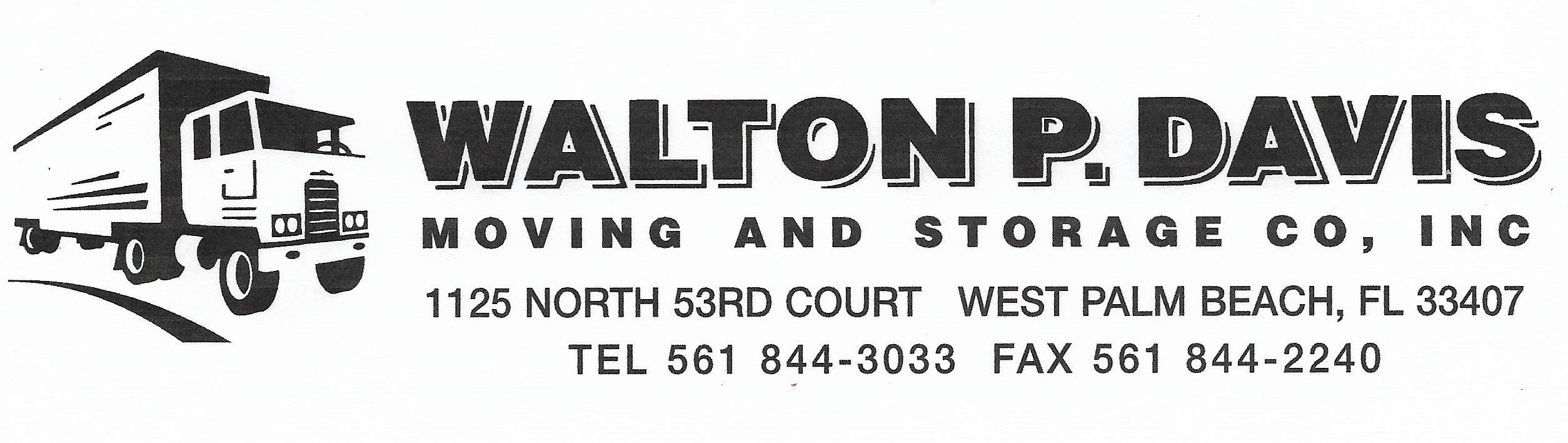 Walton P. Davis Moving & Storage Co, Inc.