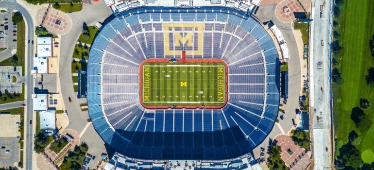 The Big House Michigan Stadium - Cross country movers Ann Arbor
