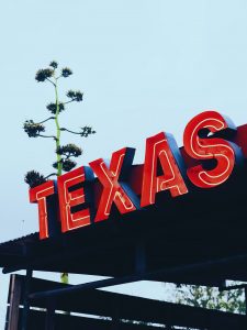 red texas sign 