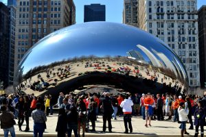 Tourists in Chicago