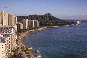 Honolulu from air