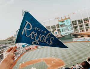 kansas city baseball stadium cheering