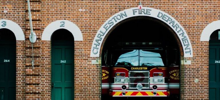 charleston fire department entrance
