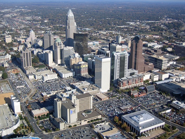 view of Charlotte in North Carolina