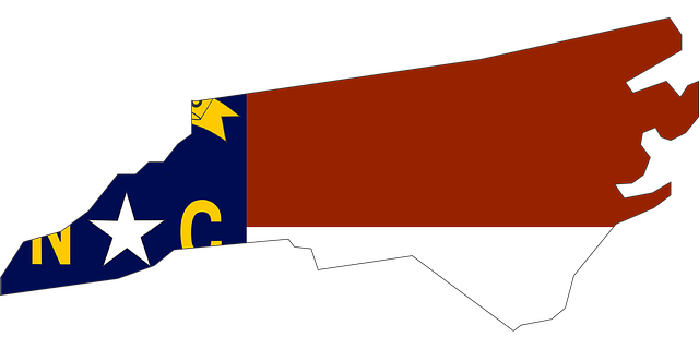 A NC flag depicting the process of Moving from South Carolina to North Carolina  