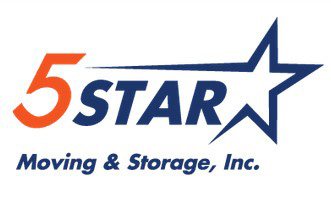5 Star Moving and Storage company's logo