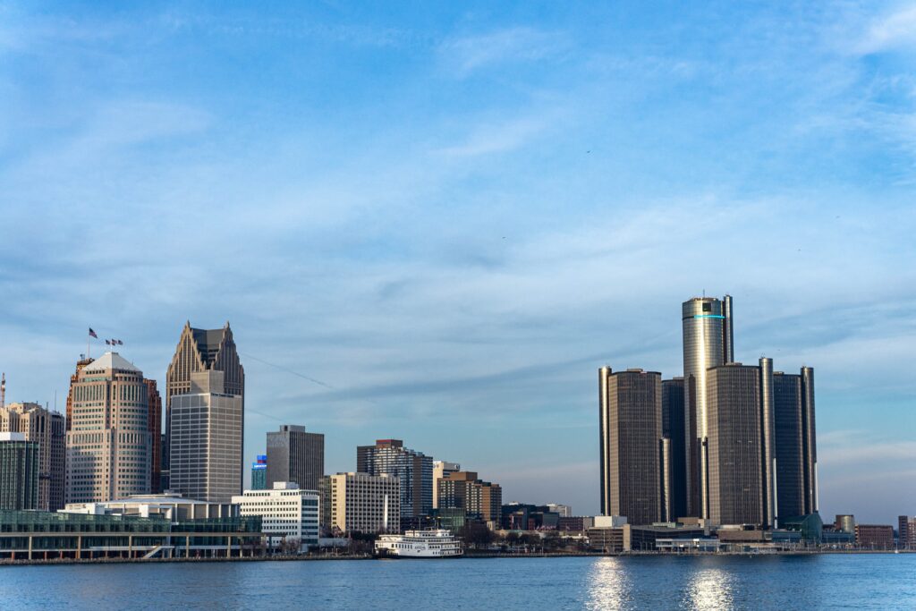Detroit from the waterfront