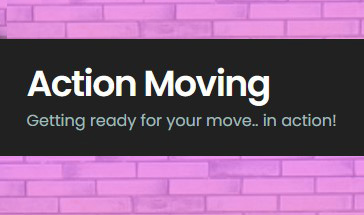 Action Moving company logo