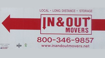 In & Out Movers company logo