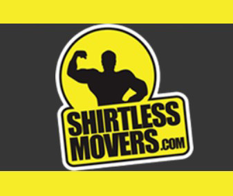 Shirtless Movers company logo