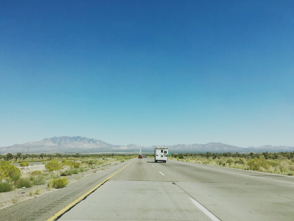 the road in Nevada
