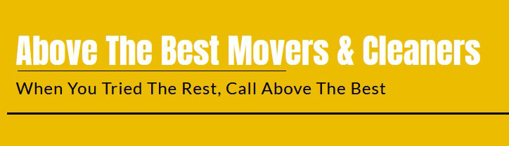 Above The Best Movers and Cleaners company logo