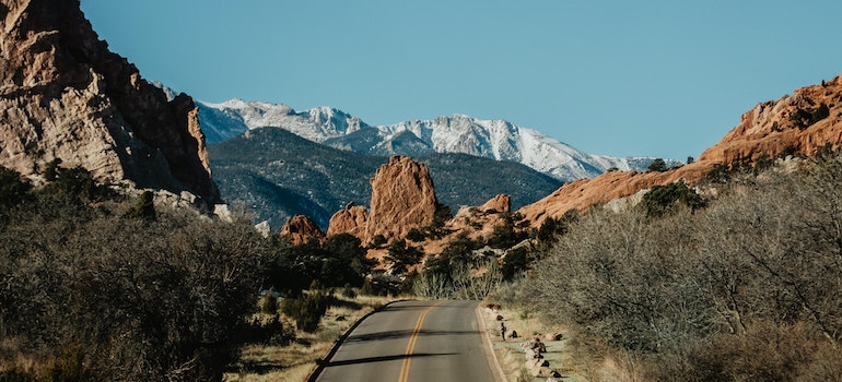 road in Colorado