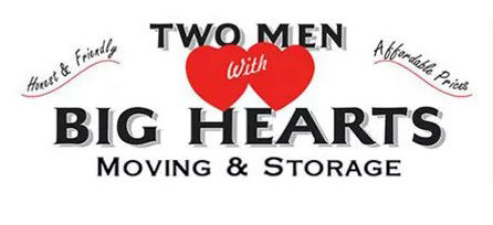 Two Men With Big Hearts Moving & Storage company logo