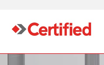 Certified company logo