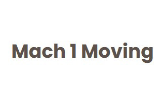 Mach 1 Moving company logo