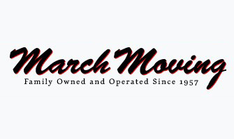 March Moving company logo