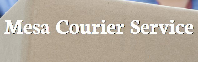 Mesa Courier company logo