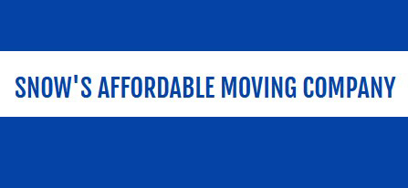 Snow's Affordable Moving company logo