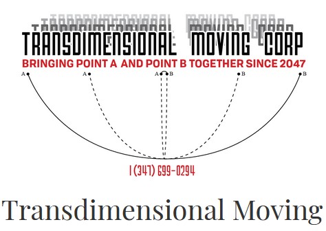 Transdimensional Moving company logo
