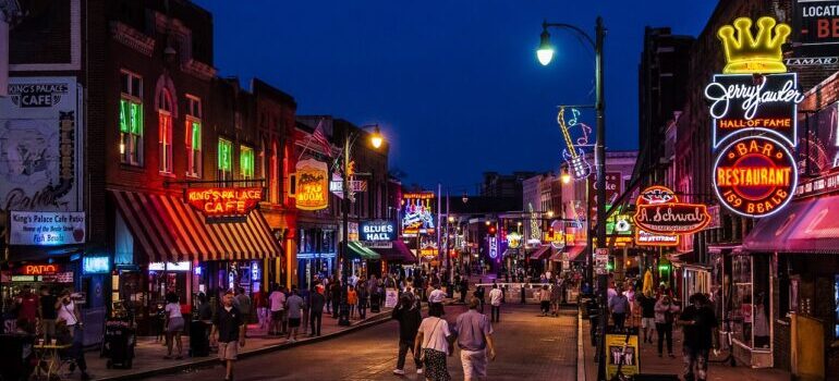 Memphis at night