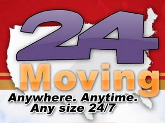 24 Moving & Storage company logo