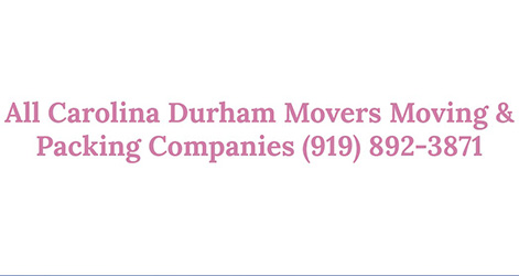 All Carolina Durham Movers Moving & Packing Companies
