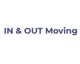 IN & OUT Moving company logo