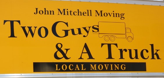 John Mitchell Moving/Two Guys and a Truck company logo