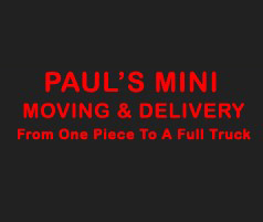 Paul’s Mini Moving and Delivery