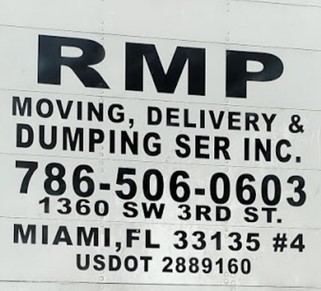 RMP Moving company logo