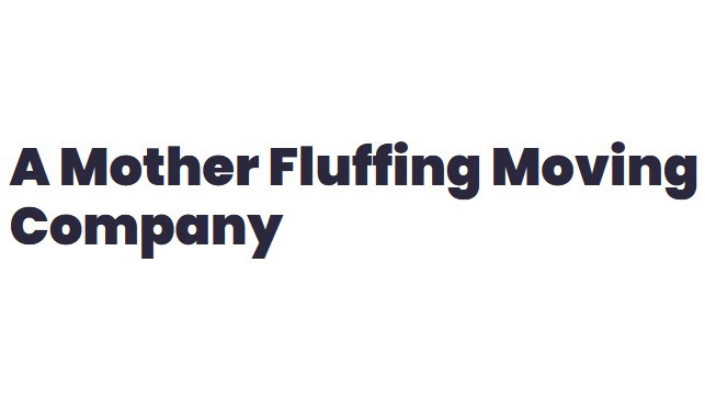 A Mother Fluffing Moving Company