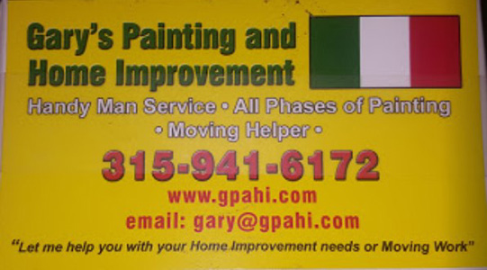 Gary’s paintings and home improvement