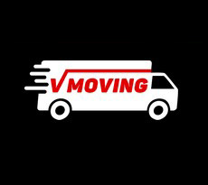 V Moving company logo