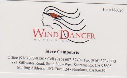 Wind Dancer Moving company logo