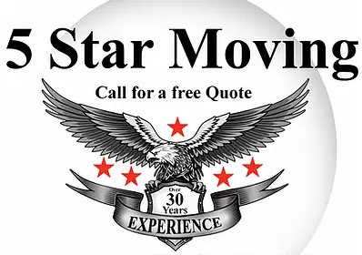 5 Star Moving Services company logo